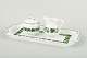 L'Art 
præsenterer: 

Meissen, 
sættebakke med 
flødekande og 
sukkerskål, 
stel Vine-Leaf 
Pattern, 
“Voller grüner 
...