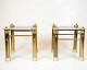 Osted Antik & 
Design 
præsenterer: 

Sæt Af To 
Nat/Sideborde - 
Messing Ben - 
Sort glasplade 
- Vintage stil 
- 1970erne
