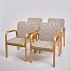 Sæt Af Fire 
Armstole - 
Model 45 - 
Birketræ & 
Rattan - ...