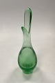 Danam Antik 
præsenterer: 
Holmegaard 
Duckling / 
Næb-Vase af 
græsgrønt glas