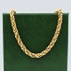 Necklace of 14k gold and white gold, l. 80 cm