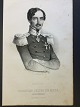 Litografi af 
Em. Bærentzen - 
Portræt af 
Generalmajor 
...