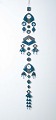 Kalevala Koru, Finland
Keramisk vægophæng/drømmefanger, 1960’erne.