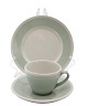 Kaffekop og 
kagetallerken, 
Lysegrøn 
Hotelin, 
Aluminia