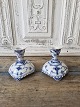 Royal Copenhagen Musselmalet helblonde par lysestager no. 1138