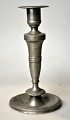 Pegasus – Kunst 
- Antik - 
Design 
presents: 
Pewter 
candlestick, 
1857. Denmark.