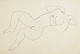 Jean Fautrier (1898-1964)
Figurkomposition.
Radering, 5/50.