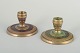 CAWA, dansk design
Par lysestager i messing, Art Deco, 1940’erne.