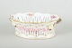 L'Art 
præsenterer: 
Royal 
Copenhagen
Sachsisk 
Blomst 
gennembrudt 
oval skål, ca. 
1900.