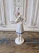 B&G rare Art Nouveau figurine, girl braiding hair no. 1758