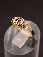 18 karat spinkel guld ring