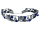 Antik K 
presents: 
Åsa H. 
Olsson Sweden 
silver
Bracelet with 
blue stones 
from 1950