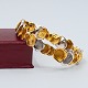 Carl Antonsen; Bracelet in 14k gold and white gold
