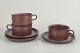 Ulla Procopé for Arabia, Ruska tekopper med tilhørende underkopper, sæt af 3.