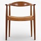 Roxy Klassik præsenterer: Hans J. Wegner / Johannes Hansen.JH 503 - 'The Chair'-armstol i mahogni med sæde ...
