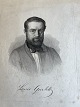 Ole Buus Larsen præsenterer: Litografi - Portræt af kunstmaler Louis Gurlitt.