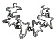 Georg Jensen sølvBredt Splash armbånd