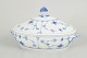Royal Copenhagen, Blue Fluted Plain oval lidded tureen.