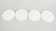 Royal Copenhagen, set of four biscuit wall plaques after Thorvaldsen.