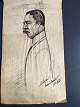 Ole Buus Larsen præsenterer: Tegning af Erick Struckmann - Karikatur af Læge "Et Studiehoved" 1913.