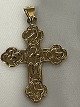 Antik Huset præsenterer: Dagmarkors i 14 karat guld, med Jesus og de 4 evangelister. stemplet CMC 585