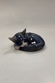 Danam Antik præsenterer: Royal Copenhagen figur Sovende kat No. 422