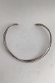 Danam Antik præsenterer: Georg Jensen Sterling Sølv Halsring No. 555 Alliance Allan Scharff