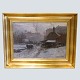 Antik Damgaard-Lauritsen præsenterer: A. Andersen Lundby; Oliemaleri, vintermotiv