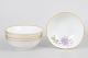 Krautheim, sæt af seks "Rosa Lulea" porcelænsskåle med ...