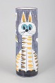 Ulla Ahlgren for Nila keramik, håndmalet retro vase med ...