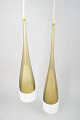 L'Art presents: Pair of Scandinavian ceiling lamps.