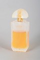 L'Art presents: Lalique, crystal perfume bottle.