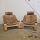 Kinnerup Antik & Porcelæn præsenterer: Åke Fribytter lænestole Krokenbøg85 cm