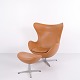 Ægget Model 3316 med Skammel i Elegance Cognac Læder ...
