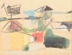 L'Art præsenterer: Eugène de Kermadec, mixed media, listet fransk billedkunstner.