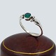 Antik Damgaard-Lauritsen præsenterer: Georg Jensen; Ring af sterling sølv med krysopras, nr. 55