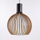 Osted Antik & Design præsenterer: Seppo Koho Octo 4240 Pendel i Birk Sort Laminat eller Valnød Finér Secto Design