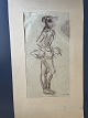 Ole Buus Larsen præsenterer: Tegning af den svenske kunstner Lars Bertle - Ballerina.