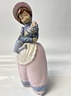 Antik Huset præsenterer: Gartner pige, Figur Spansk Nao.Højde 27,0 cm.
