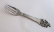 Lundin Antique præsenterer: H. C. Andersen eventyrgaffel. Sølvbestik. Svinedrengen. Sølv (830). Længde 15 cm.
