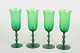L'Art præsenterer: Simon Gate for Orrefors, sæt af fire champagneglas.