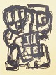 L'Art præsenterer: Robert Jacobsen, “Sjælebilleder”, serigrafi, listet dansk billedkunstner.
