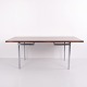 Osted Antik & Design præsenterer: Hans J. Wegner AT-318 Spisebord i Palisander med Ben i Børstet Stål fra ...