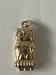 Ugle Vedhæng / Charms i 14 karat guldStemplet ...