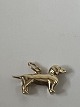 Gravhund Charms / Vedhæng i 14 karatHøjde 1,3 cm