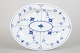 Royal Copenhagen Musselmalet Riflet, stort ovalt serveringsfad.