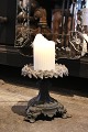 Antik fransk art nouveau piedestal , lysestage holder til et bloklys...