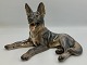 Gamlefund.dk præsenterer: Dahl Jensen Figur - Schæferhund liggende