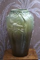 K&Co. præsenterer: Flot glaseret keramik vase fra Höganäs keramikfabrik , formgivet af Karl R. Svensson....