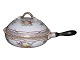 Flora DanicaRound lidded bowl with wooden handle